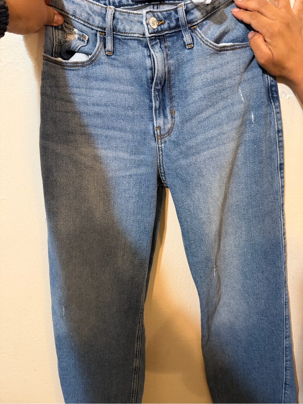 Hollister Light Blue Straight Leg Women's Jeans